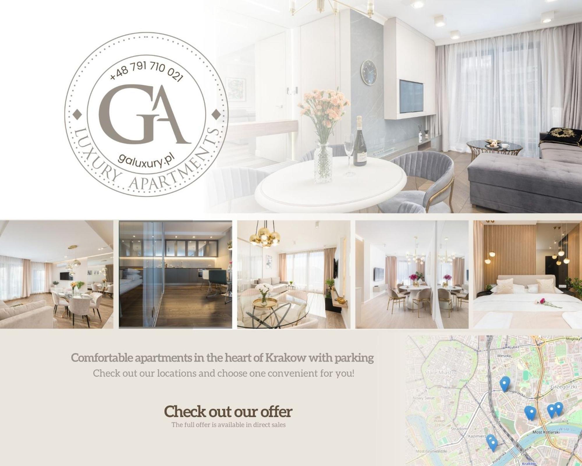 Ga Luxury Apartments W21 Krakow Dış mekan fotoğraf